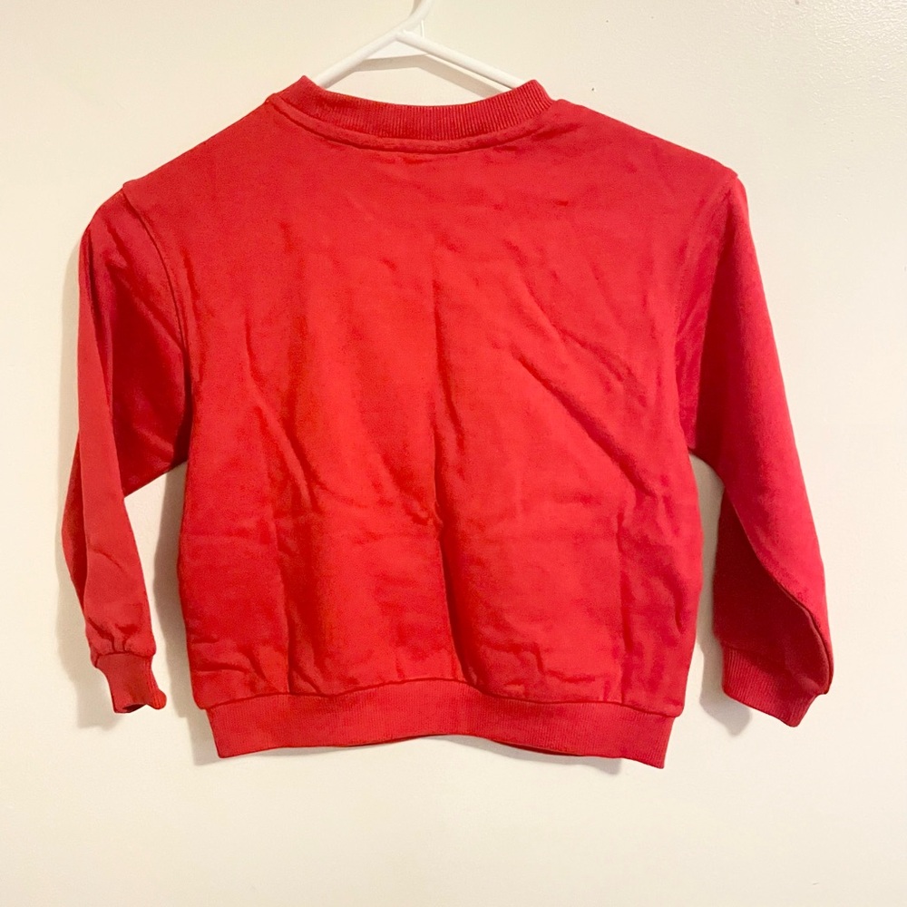 H&M Sz US 5T/6 sweatshirt with motif long sleeve - Picture 8 of 8